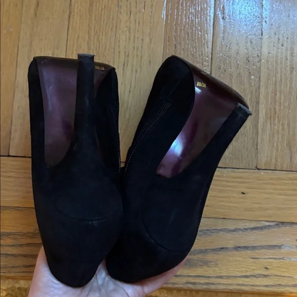 Jessica Simpson Black suede high heels size 8 - Picture 5 of 9